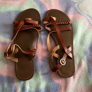 Faded Glory brown sandals